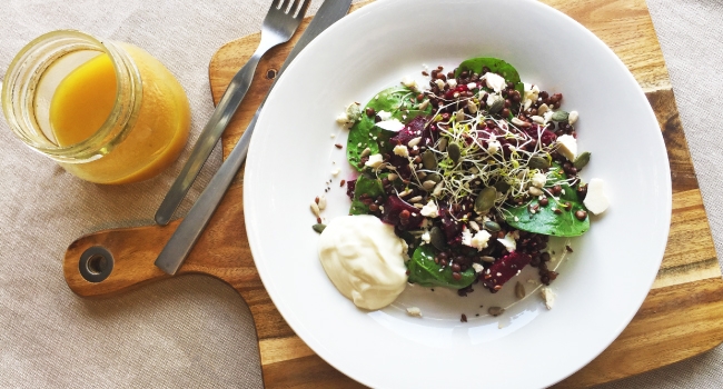 Lentil and Beet Spring Salad