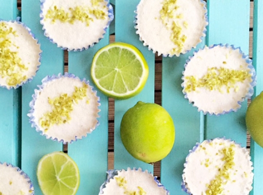 mini vegan key lime piues