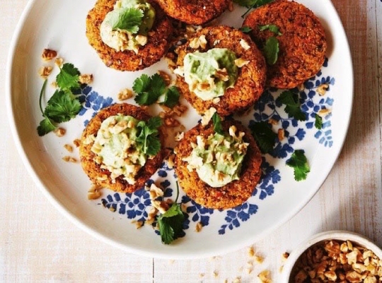 sweet potato and quinoa patties