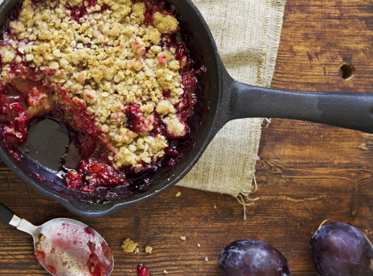 Quinoa Fruit Crumble