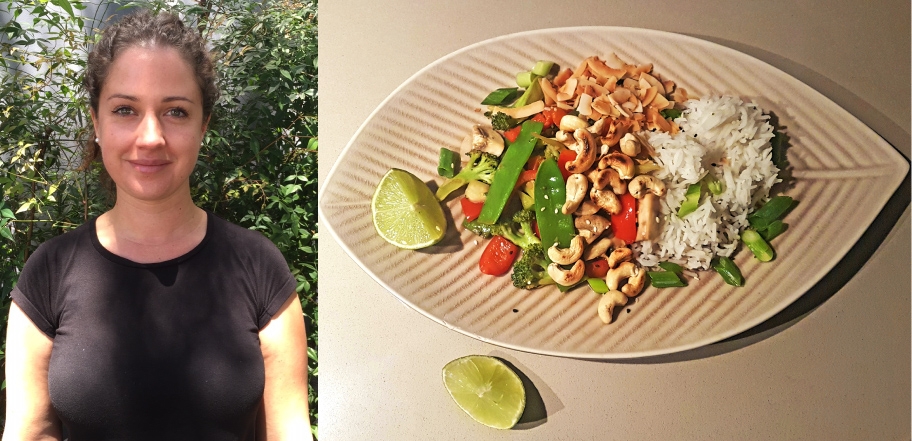 Toasted Coconut Cashew Stir Fry