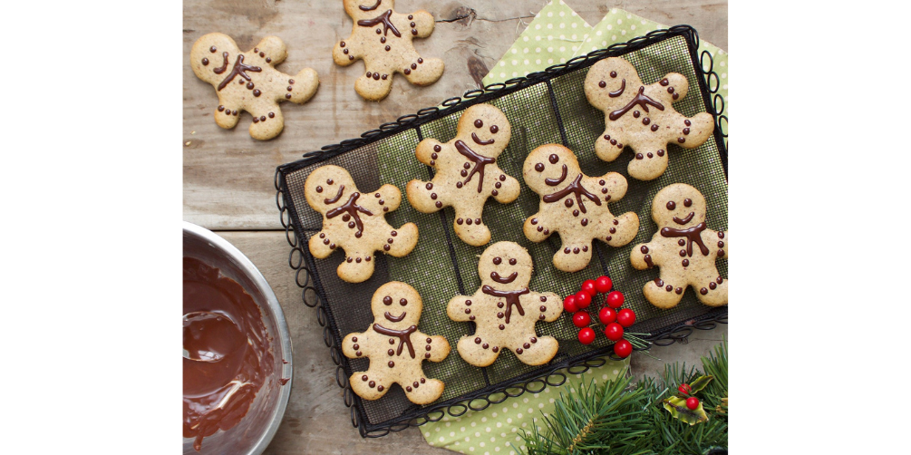 Gingerbread Tahini biscuits