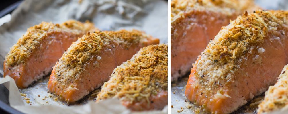 Organic Recipes  Finger Lime, Macadamia Coconut Crusted Salmon Finger Lime, Macadamia Coconut Crusted Salmon
