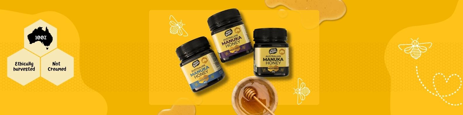 MGO 83 - 100% RAW AUSTRALIAN MANUKA HONEY -Take Daily to boost immunity.