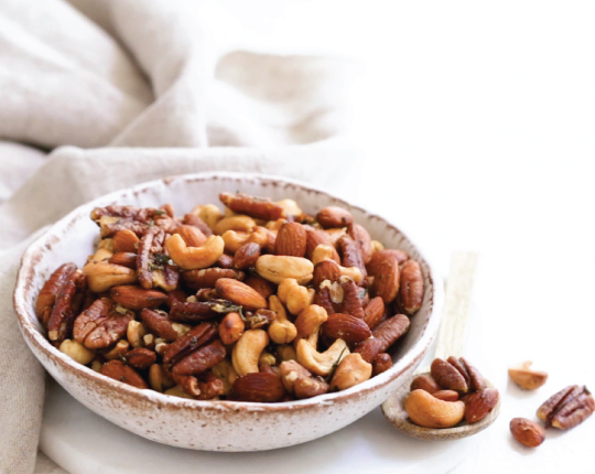 savoury spiced nut mix