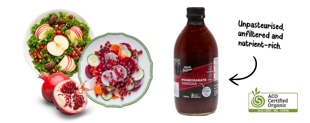 Organic Pomegranate Vinegar Organic Pomegranate Vinegar