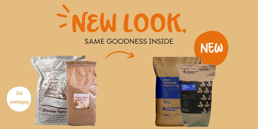 Change in packaging demeter to wholegrain milling